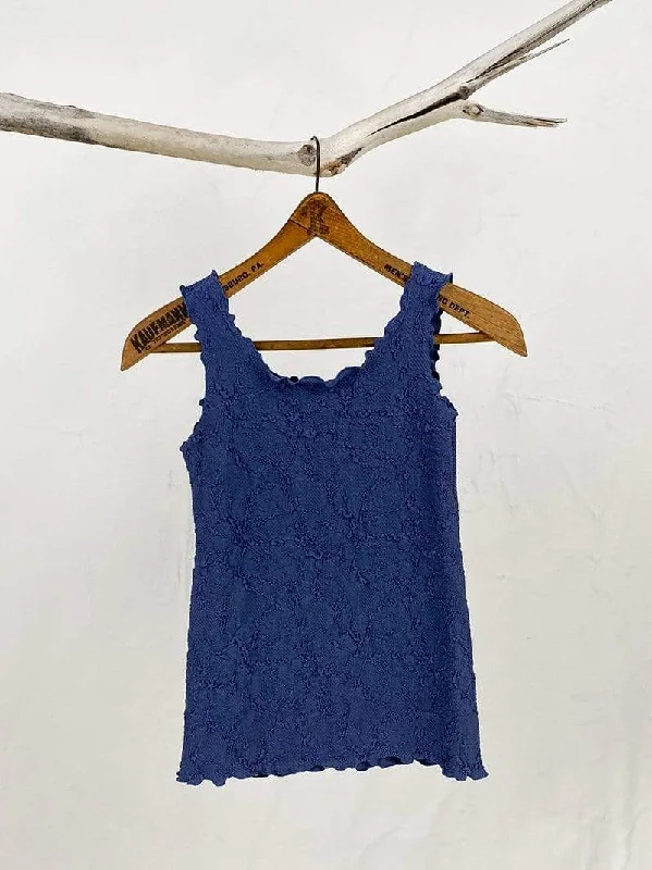 Haystacks Blue Indigo Jafa Charming Tank Top BF24