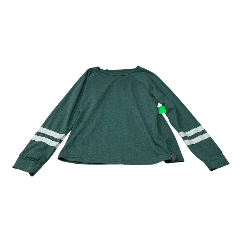 Top Long Sleeve By Clothes Mentor In Green, Size: M