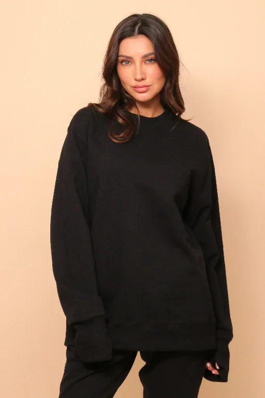 Allergy-Free Organic Cotton Pullover Sweatshirt