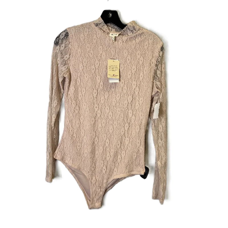 Bodysuit By Clothes Mentor In Pink, Size: M