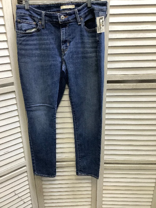 Blue Denim Jeans Skinny Levis, Size 8