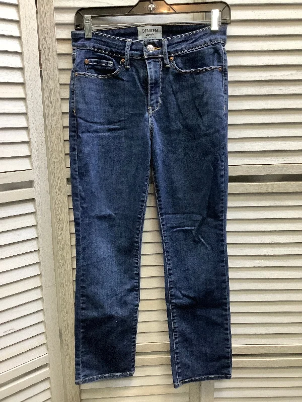 Blue Denim Jeans Straight Levis, Size 6