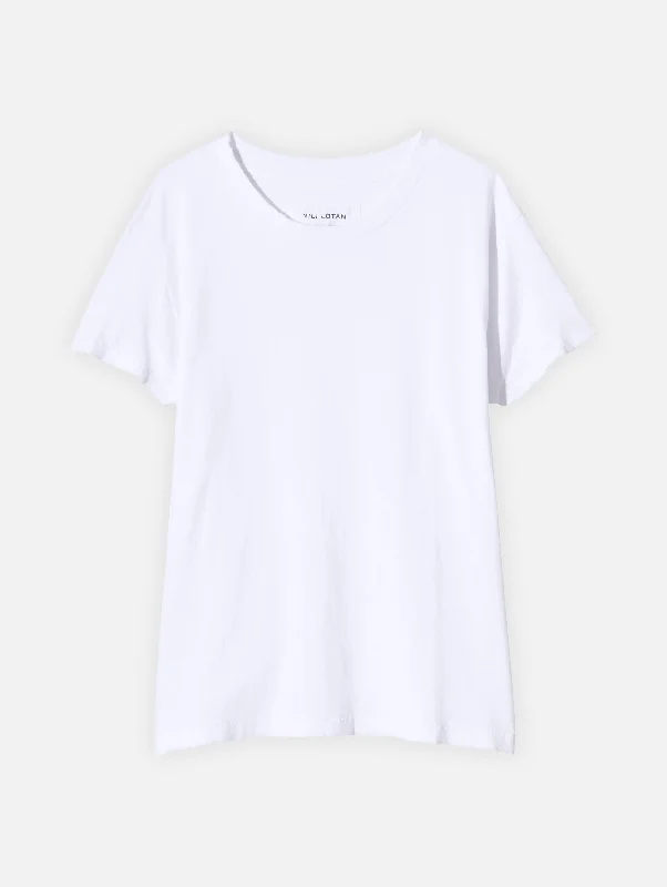 Brady Cotton Tee in White