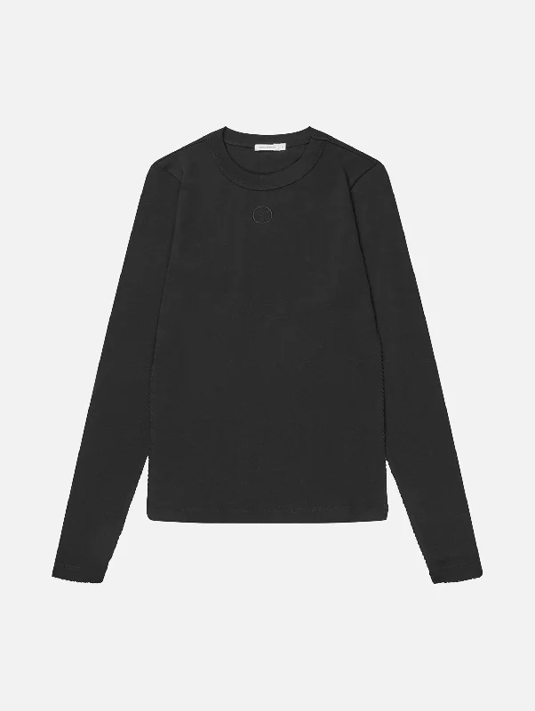 Eloise Long Sleeve Tee in Black