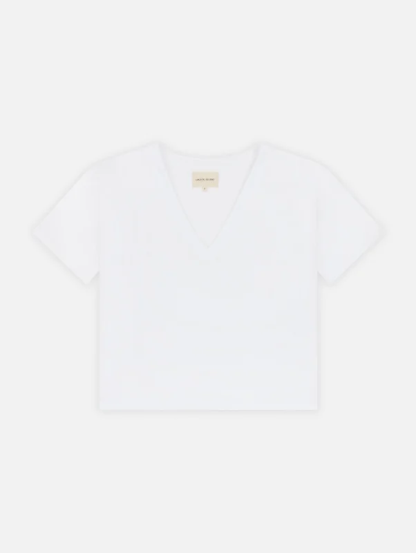 Faaa V T-Shirt in White