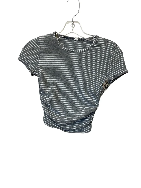 Top Short Sleeve By Lululemon In Striped Pattern, Size: 2