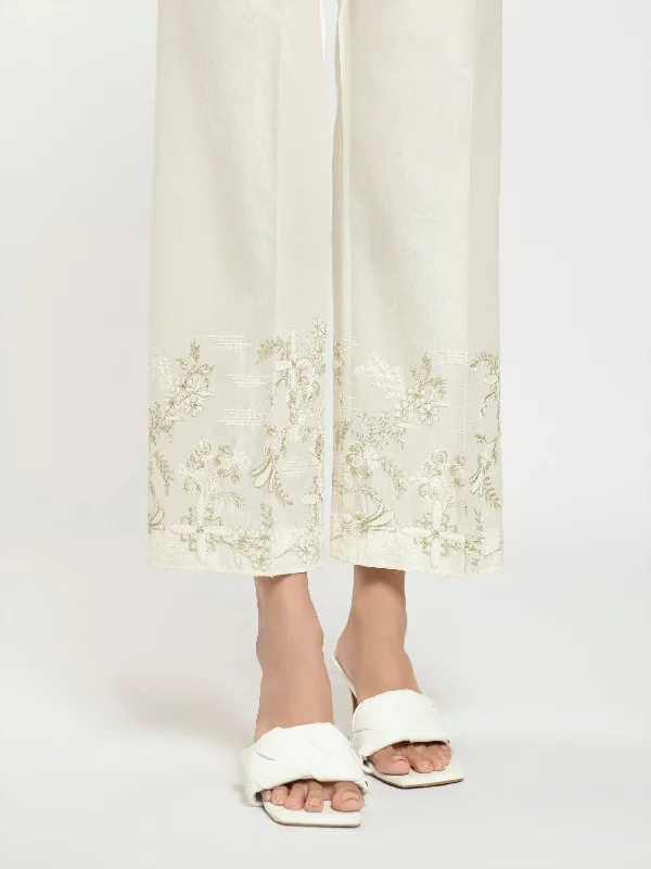 Embroidered Boot Cut Pant