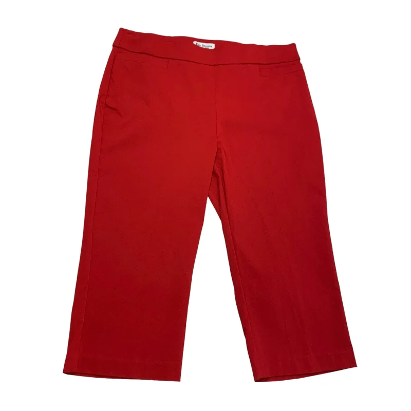 PANTS OTHER KIM ROGERS in RED, Size: 14PETITE