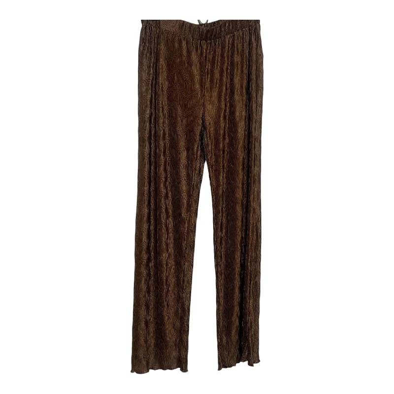 Pants Palazzo By Hem & Thread In Bronze, Size: L