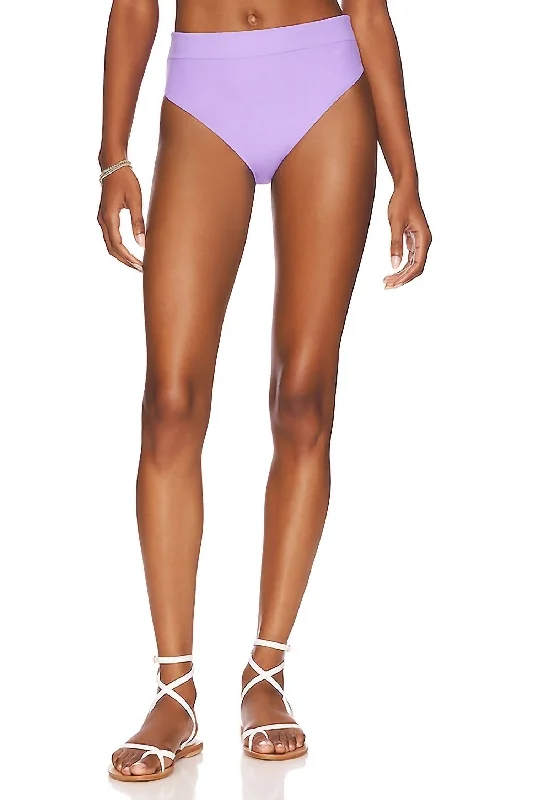 Suzy Q Reversible Bikini Bottom In Periwinkle