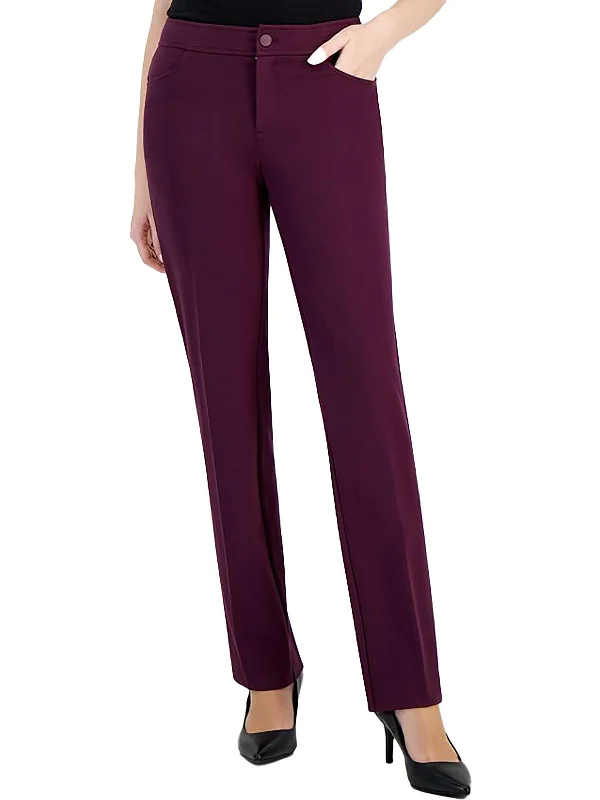 The Jillian Womens Low Rise Office Bootcut Pants