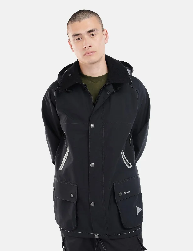 Barbour x And Wander 3L Coat - Black