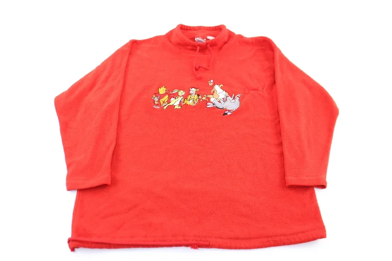 Mickey Inc Embroidered Winnie the Pooh & Crew Pullover