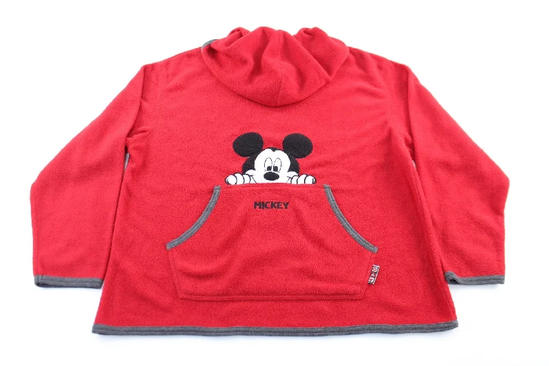 Mickey Unlimited Embroidered Mickey Mouse Fleece Pullover