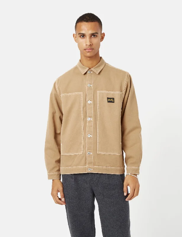 Stan Ray Winter Box Jacket (Duck Canvas) - Khaki