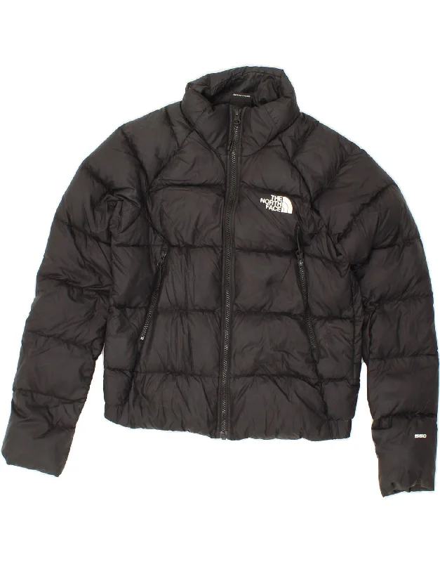 THE NORTH FACE Womens Padded Jacket UK 10 Small Black Nylon