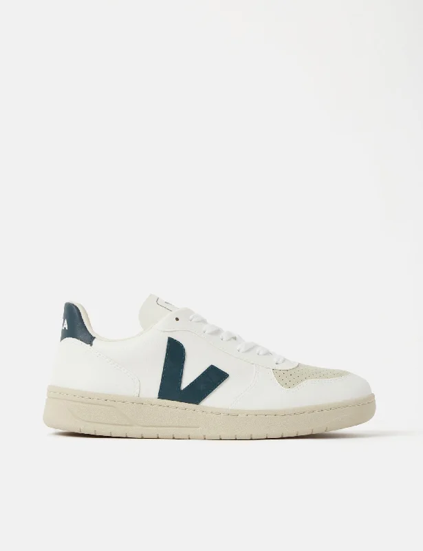 Women's Veja V-10 CWL Trainers - White/California