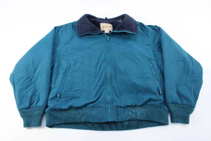 Women's Woolrich Teal Zip Up Jacket