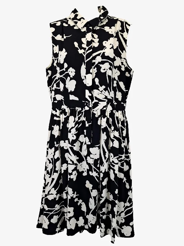 Hobbs Esme Floral Midi  Dress Size 12