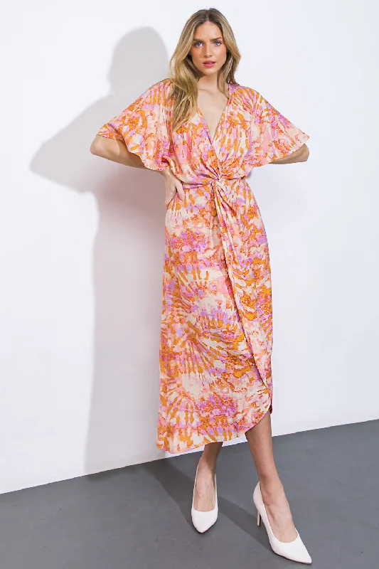 MOST WONDERFUL TIME WOVEN MIDI DRESS