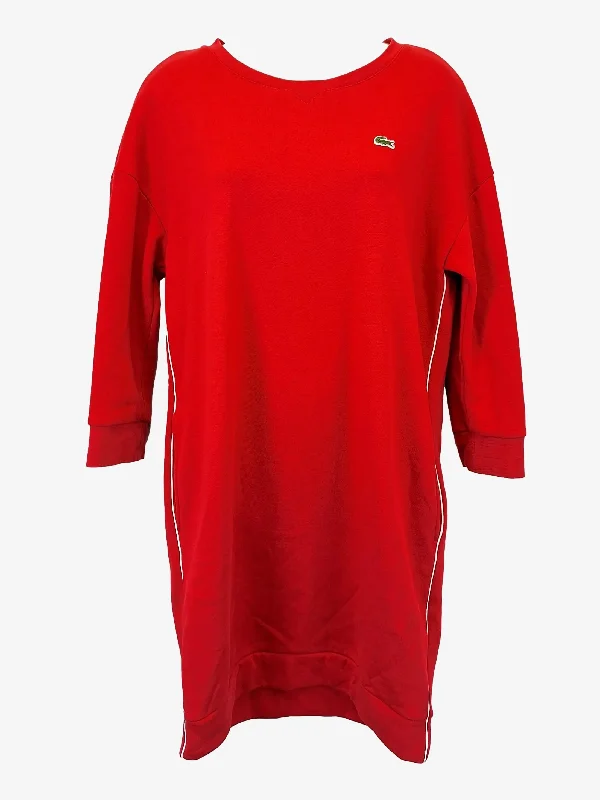 Lacoste Comfy Jumper Midi Dress Size 10