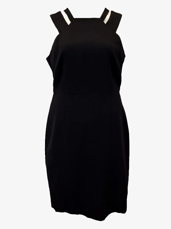 Saba Structured Cut Out Midi Dress Size 12