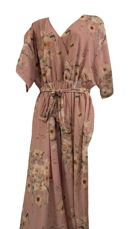 Anrabess Women's Maxi Dress Blush 2XL