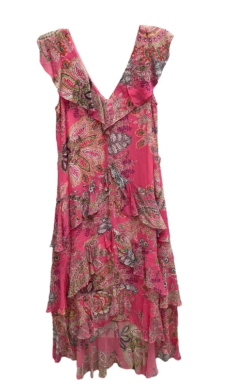 NWT Pink Floral Maxi Dress S