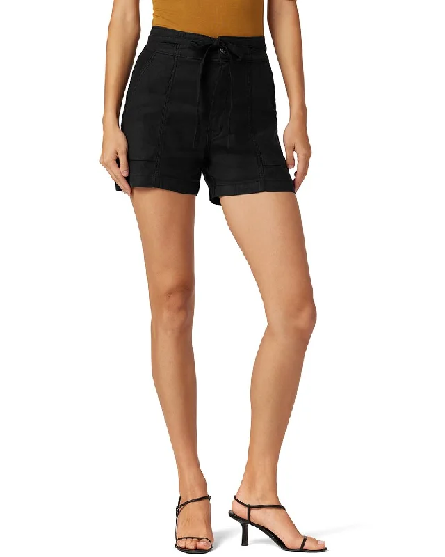 HUDSON Jeans Tie Waist Short Black Beauty Jean