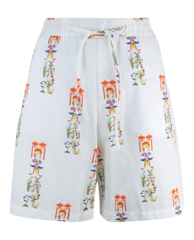 Printed Nurse Shorts