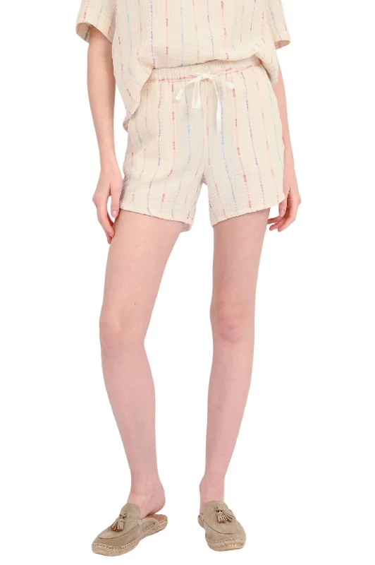 Soko Short In Multicolor/ Cream