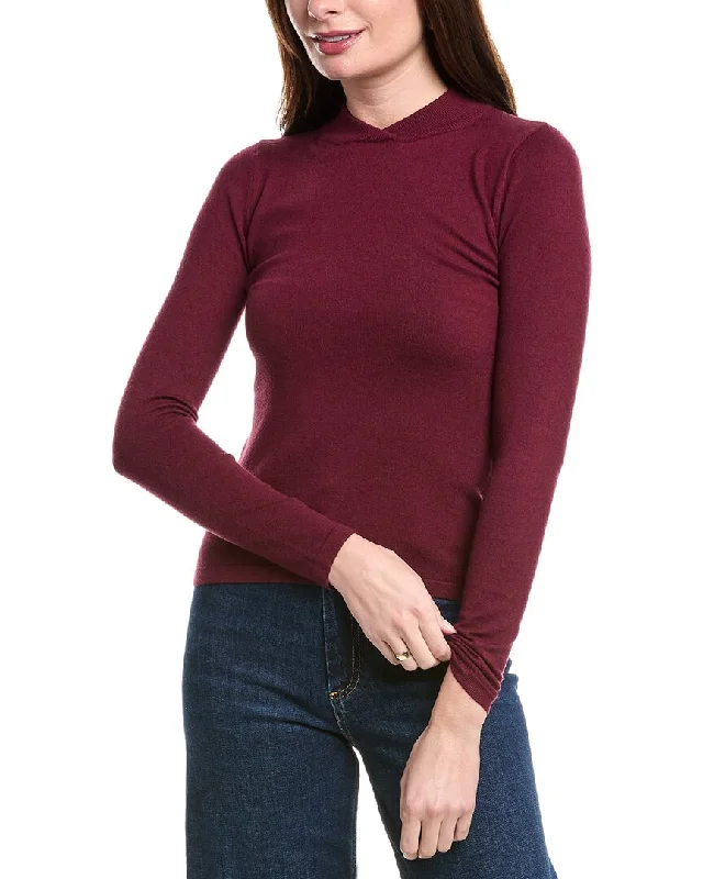 POINT Mandarin Neck Sweater